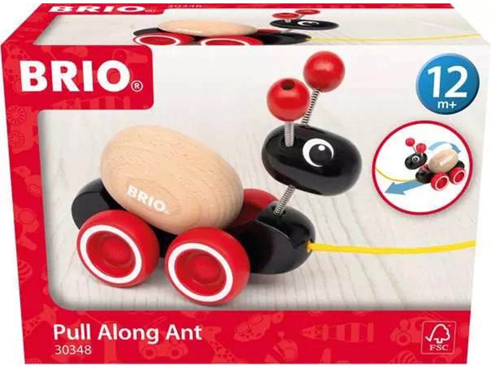 Brio Pull Along Ant Brio Pull Along Ant